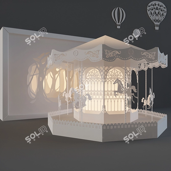 Paper Lightbox 3D model image 1