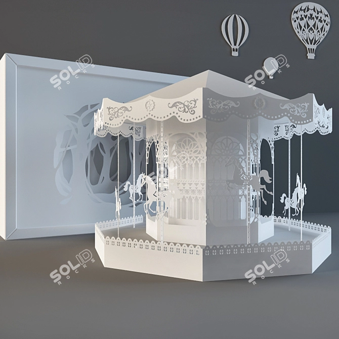 Paper Lightbox 3D model image 2