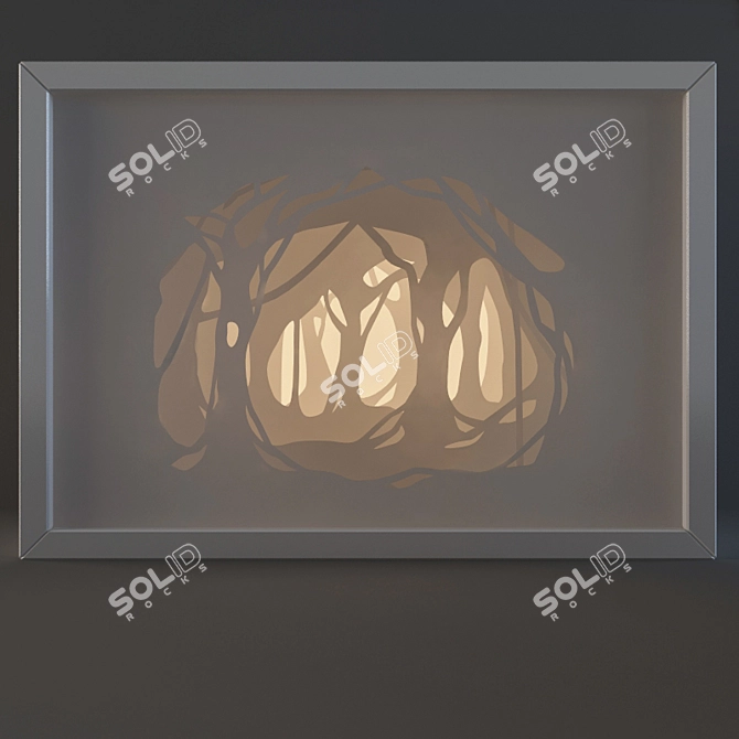 Paper Lightbox 3D model image 3