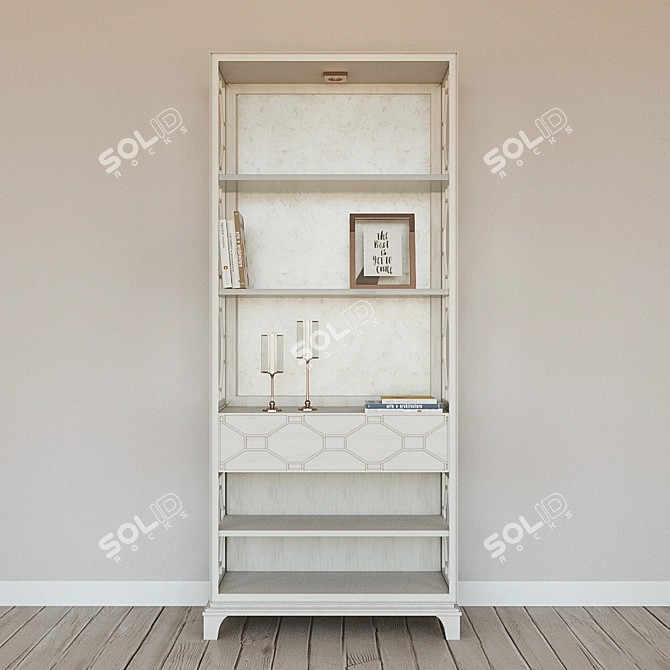 Fairlane Bookshelf - MyAmerica Collection 3D model image 1