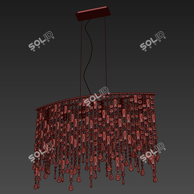 Elegant Axo Light Marylin Pendant 3D model image 2