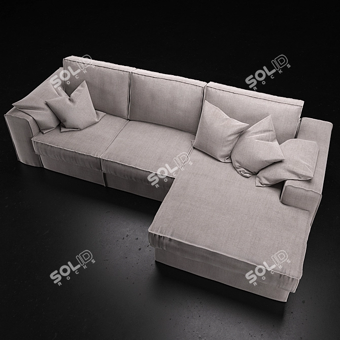 Title: Elevate Your Space with Alberta Santorini 3D model image 1