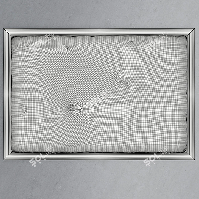 Elegant Gilded Marble Plate 3D model image 3