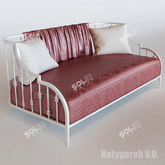Modern Comfort: Sofa_Concept 3D model image 1