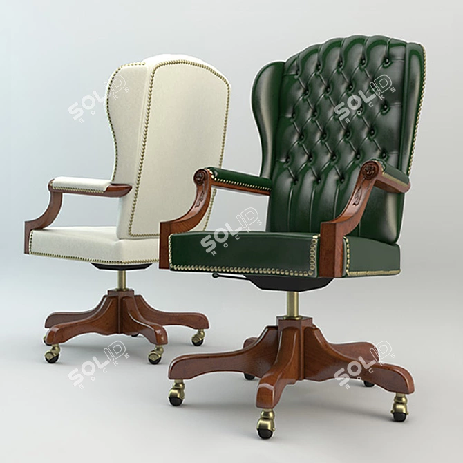 Title: Provasi 0513 Luxury Office Chair 3D model image 1