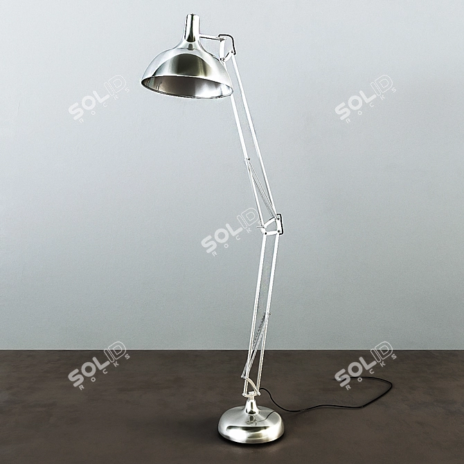 Levi Floor Lamp: Sleek and Stylish 3D model image 2