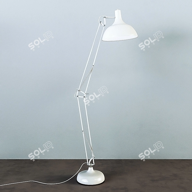 Levi Floor Lamp: Sleek and Stylish 3D model image 3