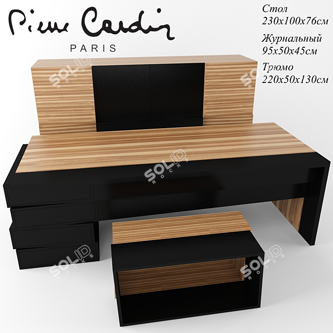 Pierre Cardin 2015 Furniture Set 3D model image 1