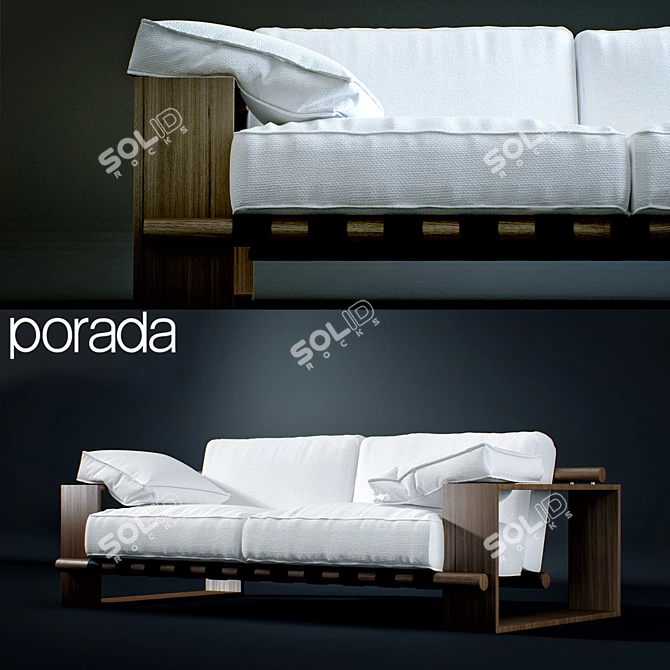 Panama Outdoor/Indoor Sofa 3D model image 1