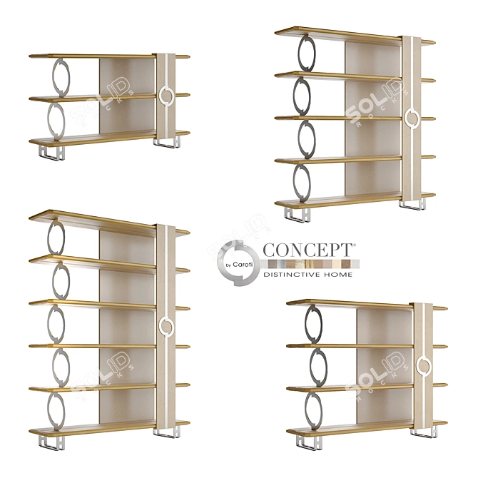 Concept Collection Bookcase Lift 3D model image 1