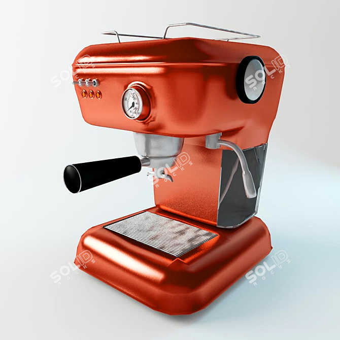 Ascaso Dream Espresso Machine: Compact and Stylish 3D model image 1