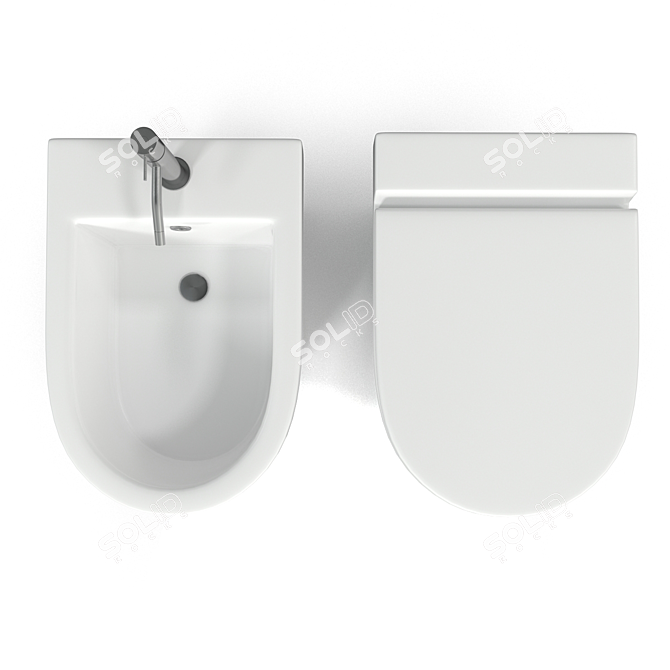 Catalano ZERO Pius 54 Floor Toilet 3D model image 3