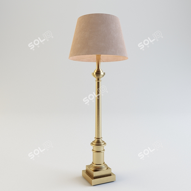Elegant Eichholtz Cologne Table Lamp 3D model image 1