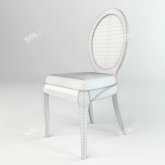 ALICE: Stylish & Compact Chair 3D model image 2