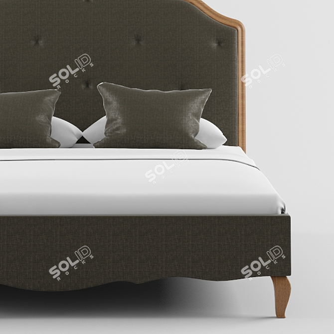 Giorgetti ODILE Bed: Timeless Elegance 3D model image 3