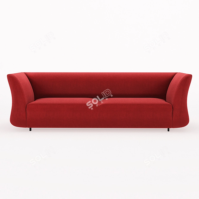 Modern 220cm Sofa by KAPO GmbH 3D model image 1