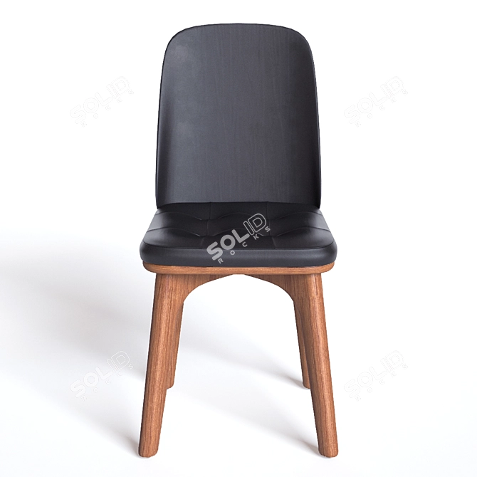 Stylish Utility Highback Chair 3D model image 2