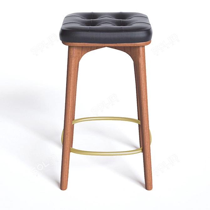 Versatile Utility Stool: H610 3D model image 2