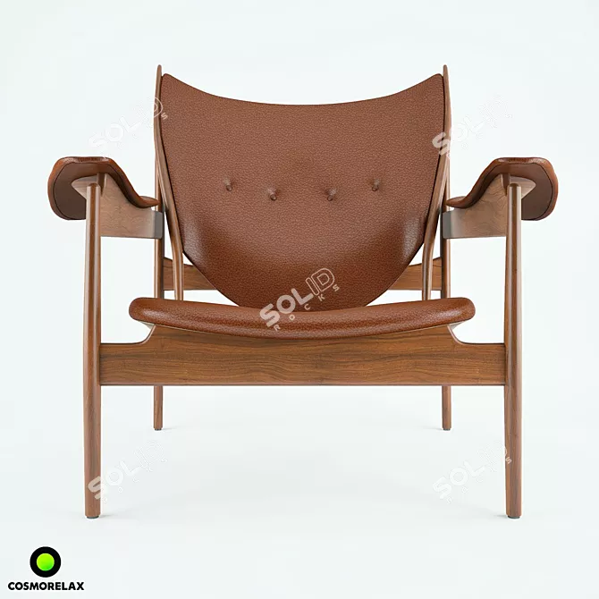 Designer Cosmorelax Chieftains Chair 3D model image 1