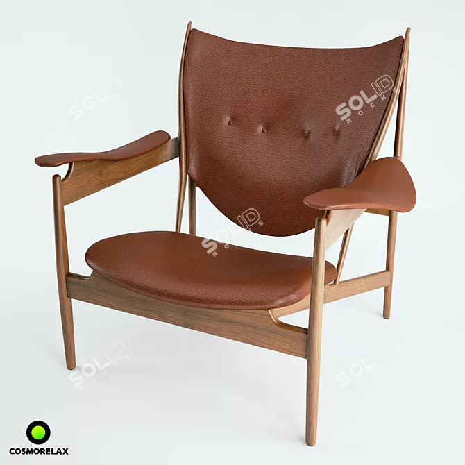 Designer Cosmorelax Chieftains Chair 3D model image 2