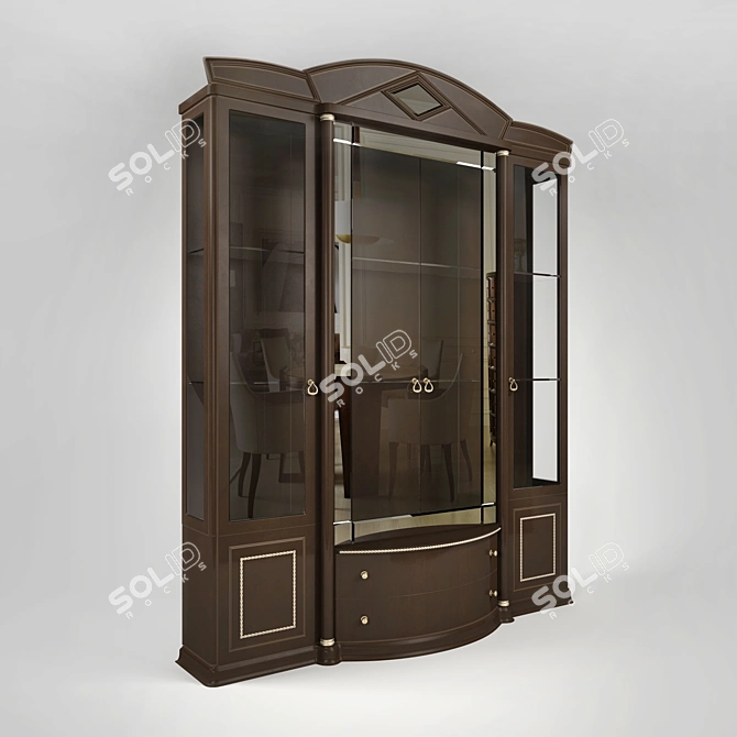 Versatile Modern Sideboard 3D model image 1