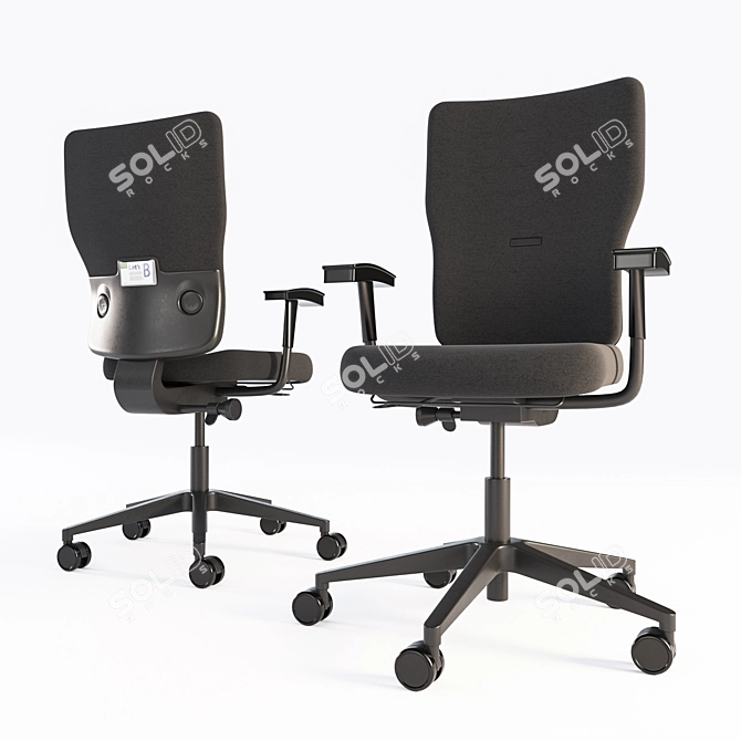 ErgoFlex: Ultimate Office Comfort 3D model image 1