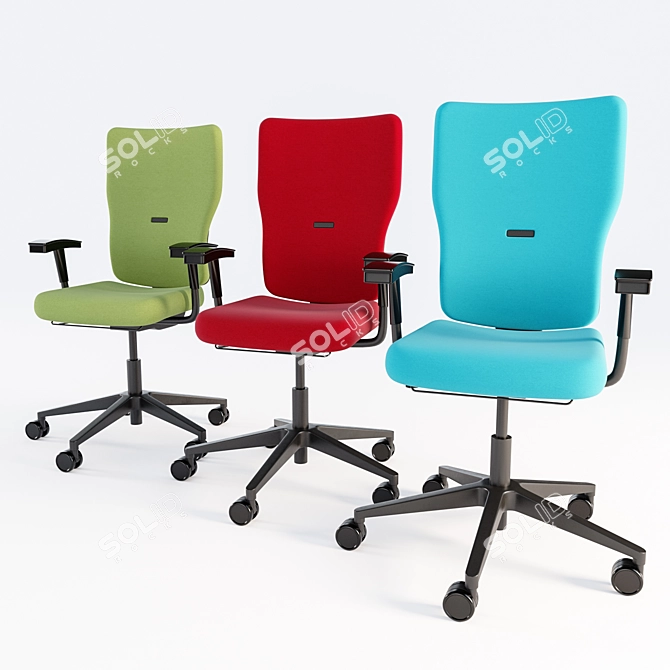 ErgoFlex: Ultimate Office Comfort 3D model image 2