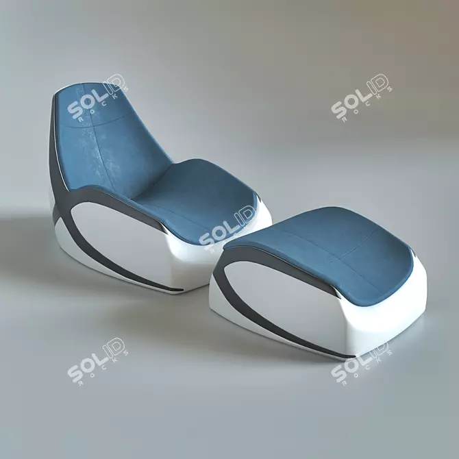 Elevate Your Comfort: Chair Lounge X 3D model image 1