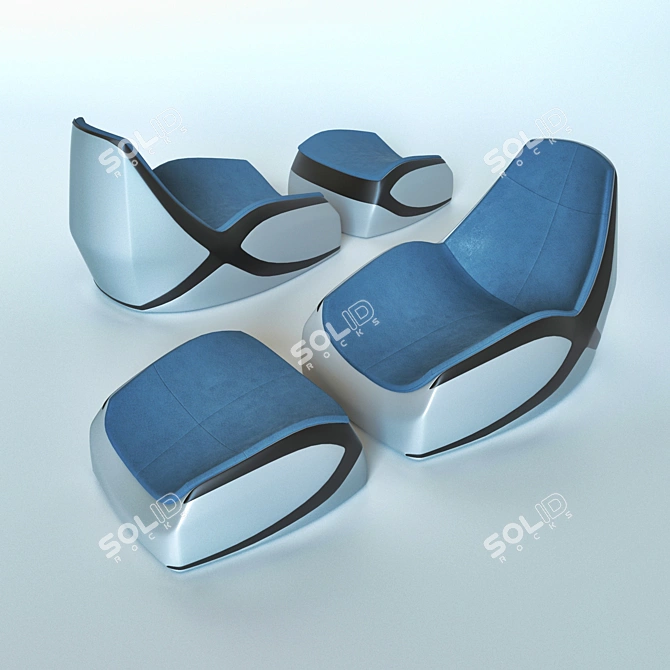 Elevate Your Comfort: Chair Lounge X 3D model image 3