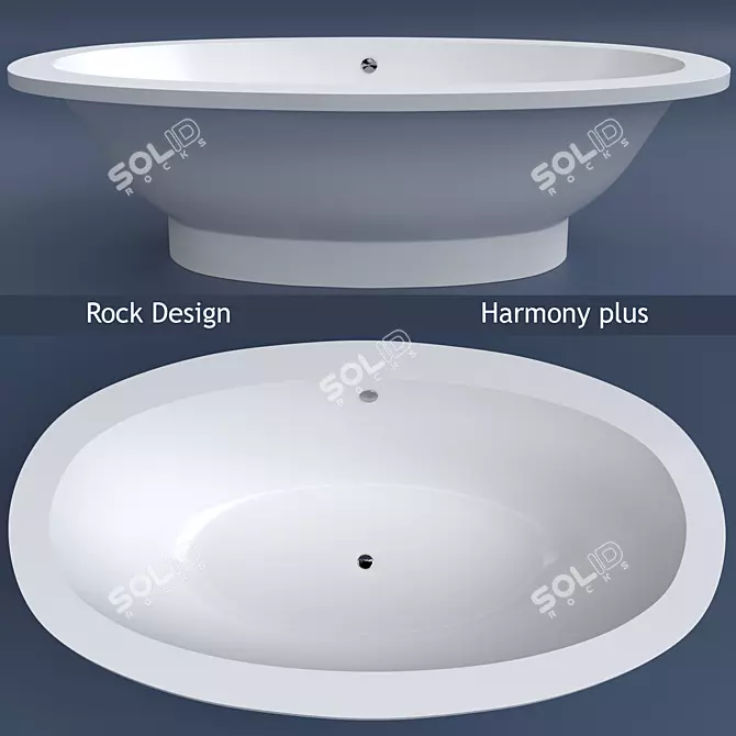 Rock Design Harmony Plus Bath 3D model image 1