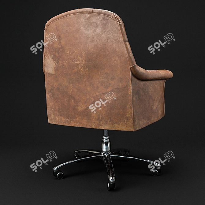 Poltrona Frau OXFORD Office Chair 3D model image 2