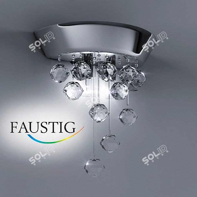 Elegant Faustig Timeless Sconces 3D model image 1