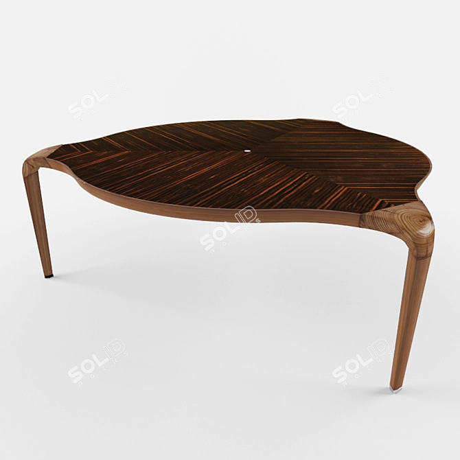 Elegant Erasmo Giorgetti Dining Table 3D model image 1