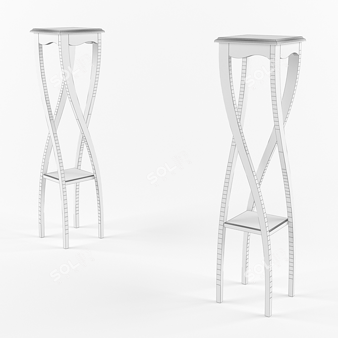 Medusa Flower Stand - Elegant and Stylish! 3D model image 2