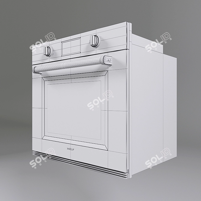 Wolf Professional Series Oven: ICBSO30PM/S/PH 3D model image 3