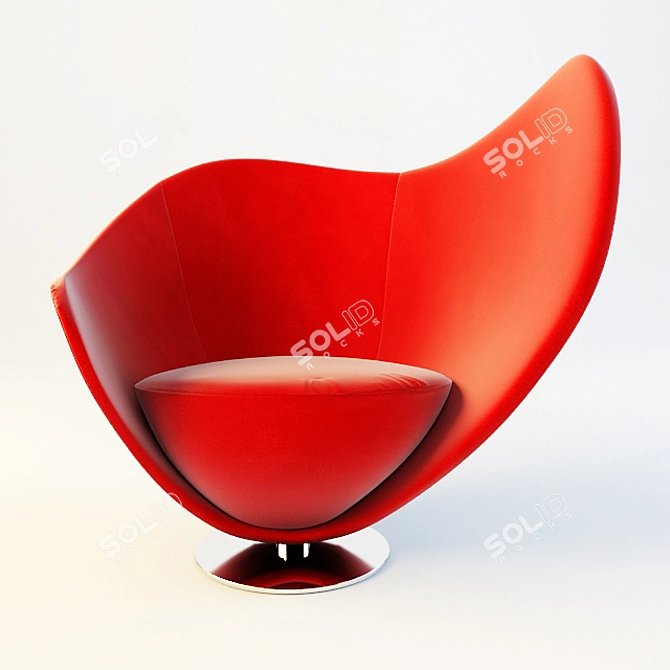 Mon Coeur Armchair 3D model image 2