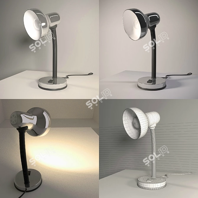 Elegant 30cm Table Lamp 3D model image 3