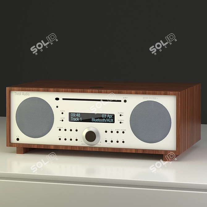 Tivoli Music System Plus - Wooden Audio Bliss 3D model image 1