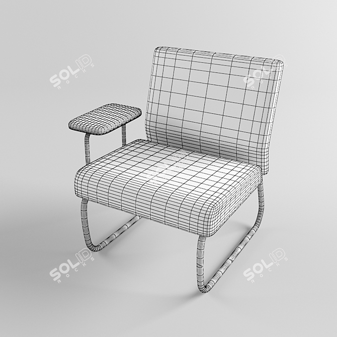 Flexible Modular Slastic Chair 3D model image 3