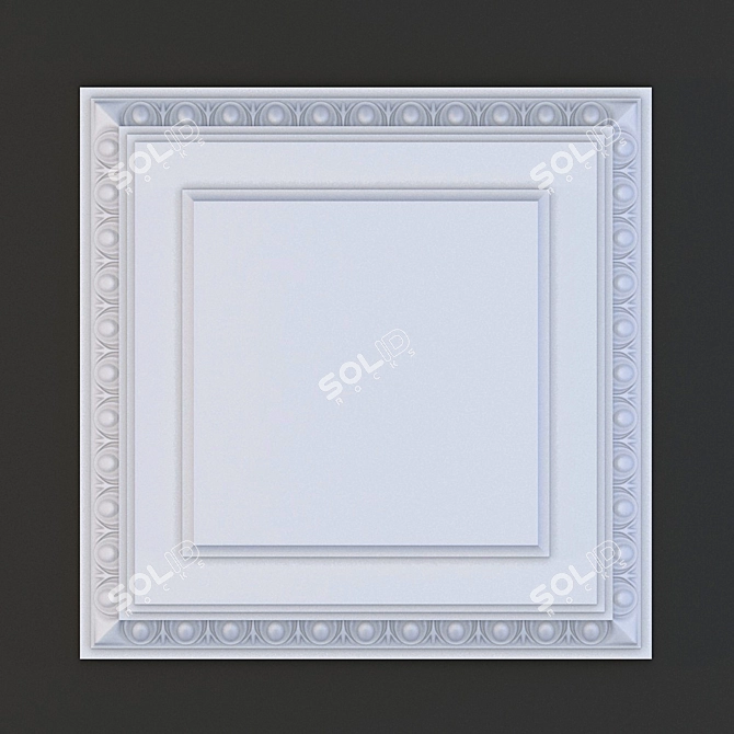 Elegant 2014 Ceiling Decoration 3D model image 1