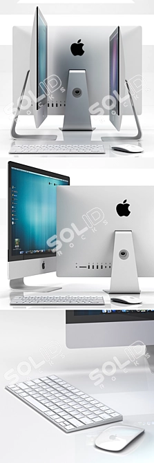 Sleek iMac Design | High Compatibility 3D model image 2