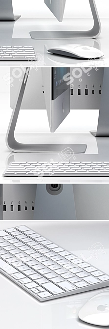 Sleek iMac Design | High Compatibility 3D model image 3