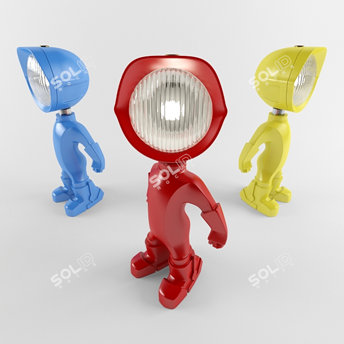 The Lampster: Touch-Controlled Table Lamp 3D model image 2