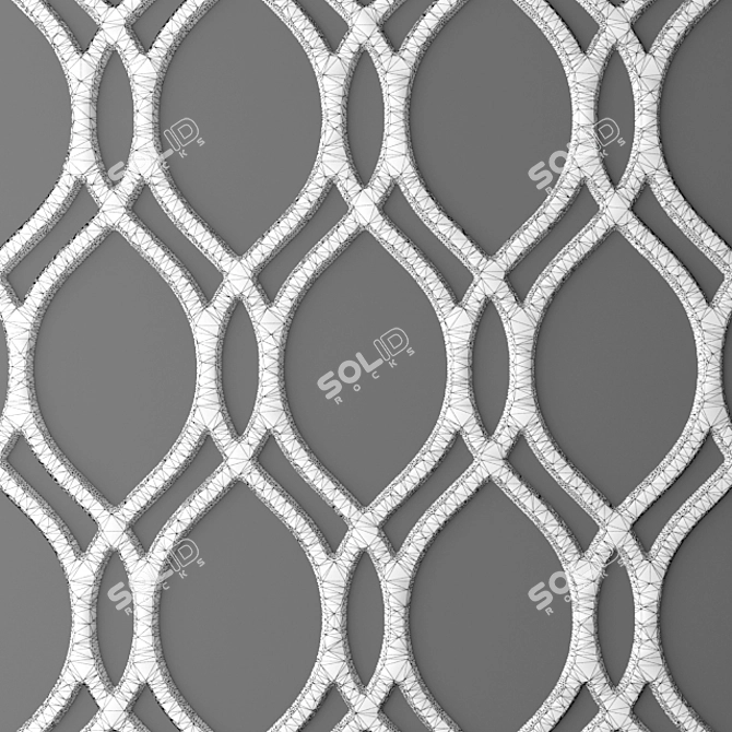 Tileable Panel & Grille 3D model image 3