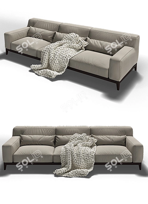 Modern Swing Sofa by Busnelli 3D model image 2