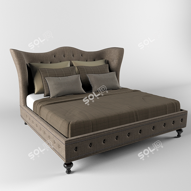 FFDM Bed - Art. 735-267-268 3D model image 1