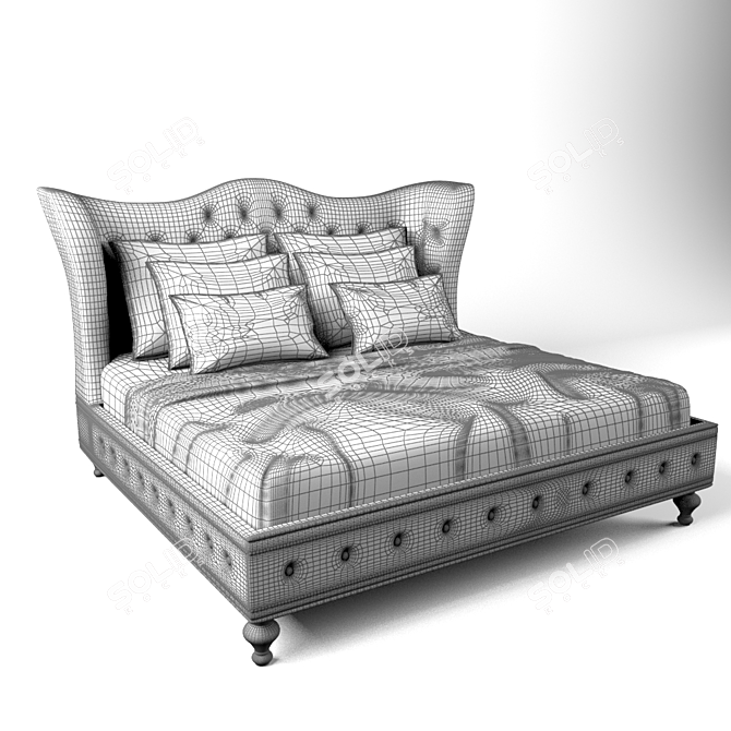 FFDM Bed - Art. 735-267-268 3D model image 2