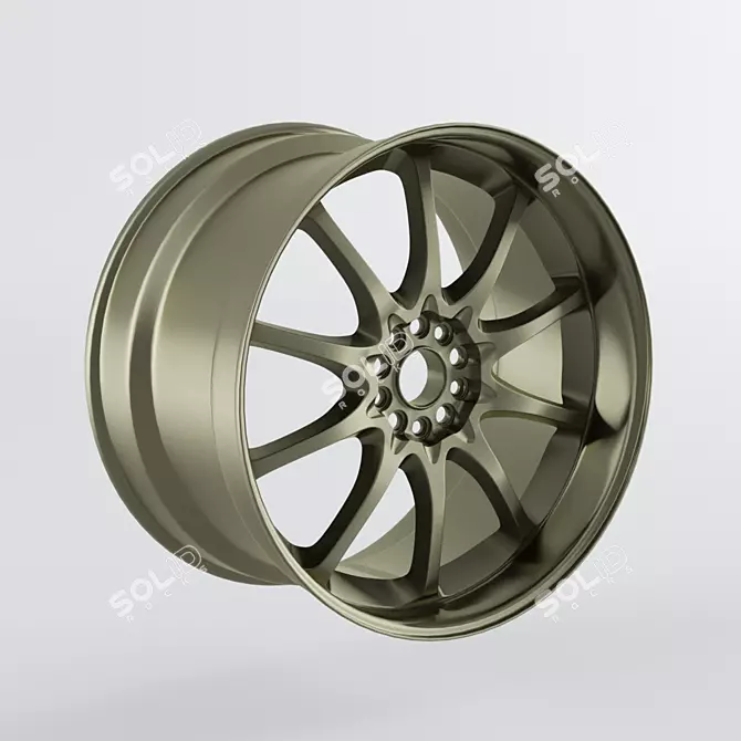 Volk CE28N: Lightweight Performance Wheel 3D model image 1