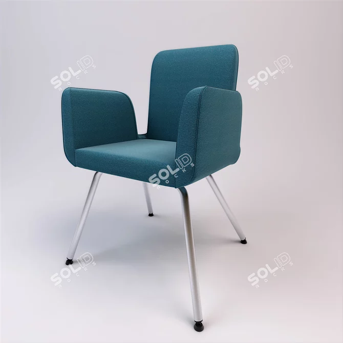 Modern Conference Chair: IKEA PATRICK 3D model image 1