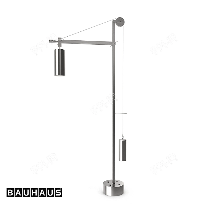 Minimalist BH 23 Floor Lamp 3D model image 1